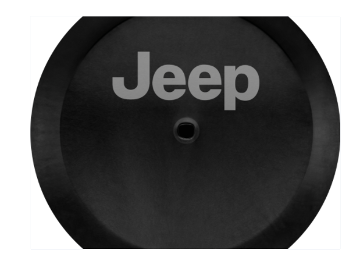 2018-2021 Jeep Wrangler JL Spare Tire Cover w/ Backup Camera Bezel & Jeep  Logo OEM